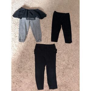 Lot of black leggings size 18 mos